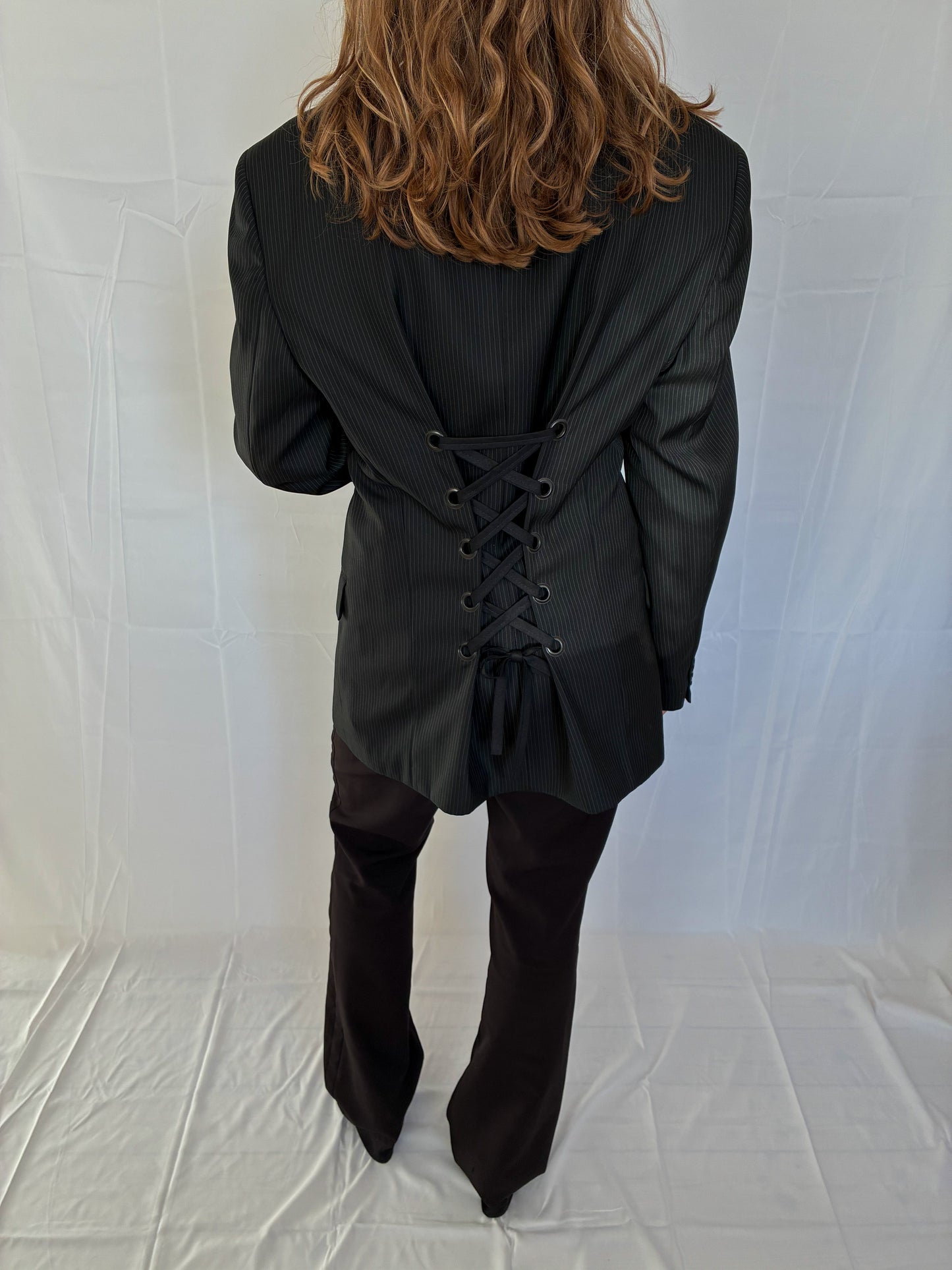 BEAU BLACK PINSTRIPE