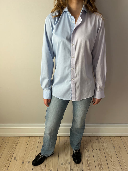 Blue & Purple Contrasted Shirt